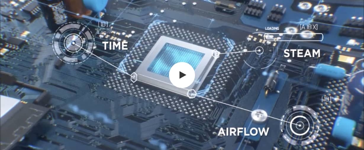 Tefal Care for you Blue technology to guarantee great results everytime